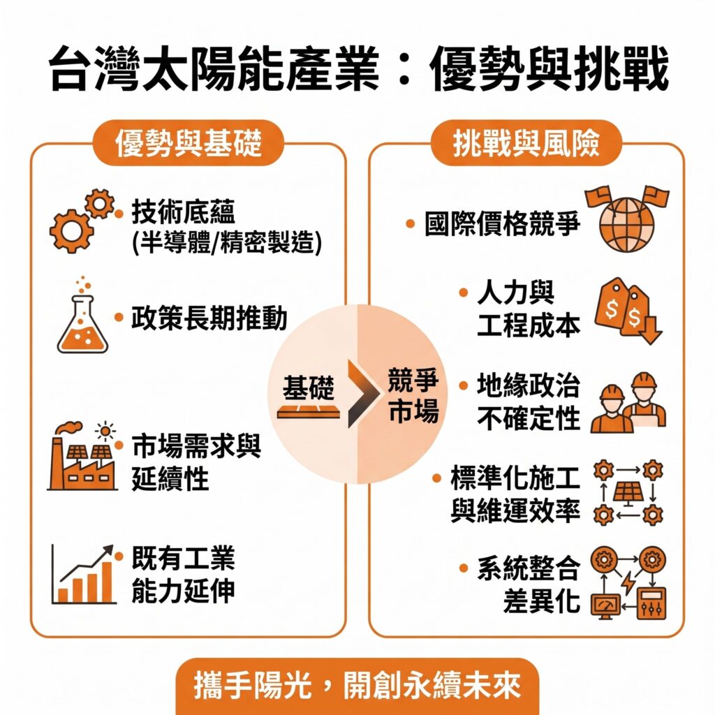 企業在評估太陽能的優勢與劣勢時，可以找像是太陽能專家這樣的專業整合團隊協助