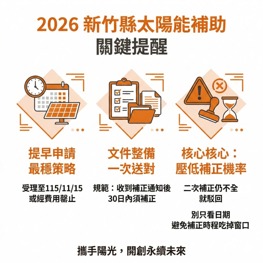 太陽能專家提醒,太陽能補助送件文件一次備齊才最穩